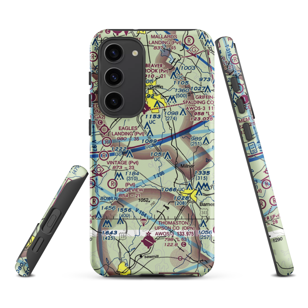 Kitchens Field (4GA7) VFR Sectional Samsung Phone Case Samsung Galaxy S23 Plus model shown