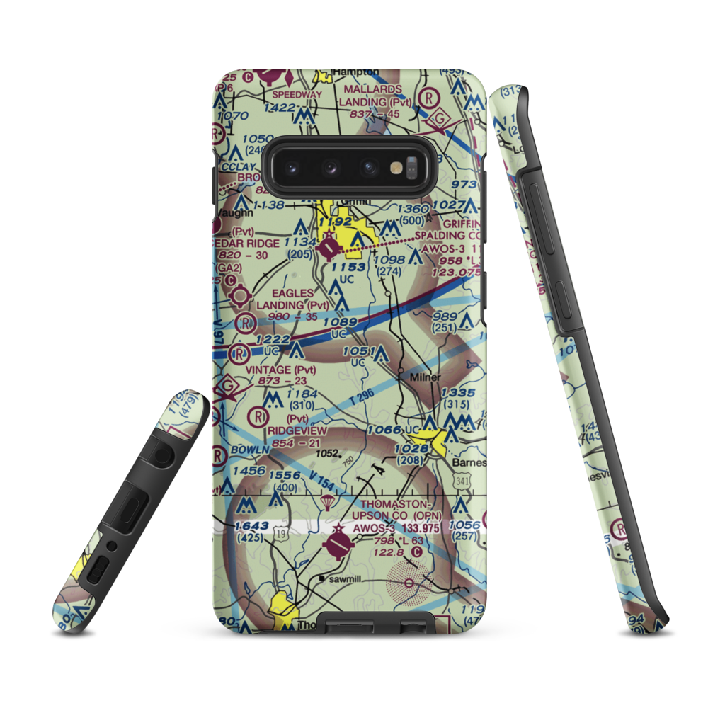 Kitchens Field (4GA7) VFR Sectional Samsung Phone Case Samsung Galaxy S10 Plus model shown