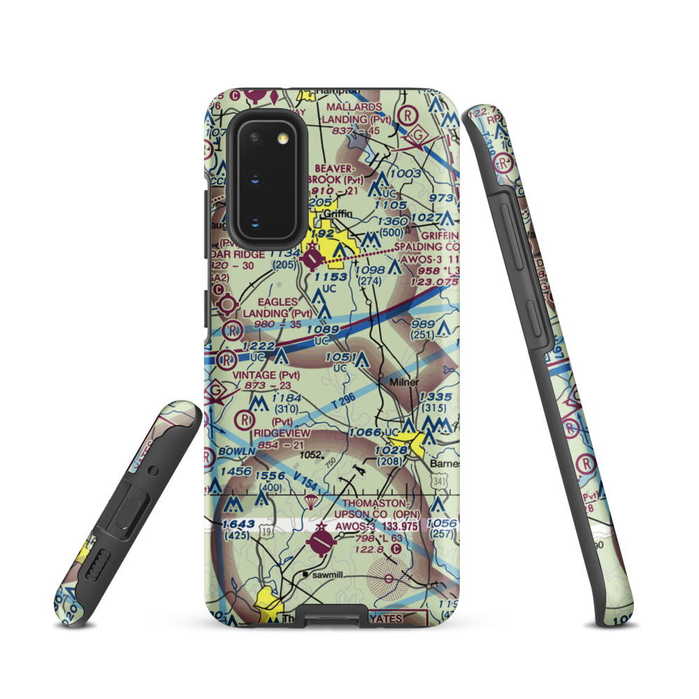 Kitchens Field (4GA7) VFR Sectional Samsung Phone Case Samsung Galaxy S20 model shown