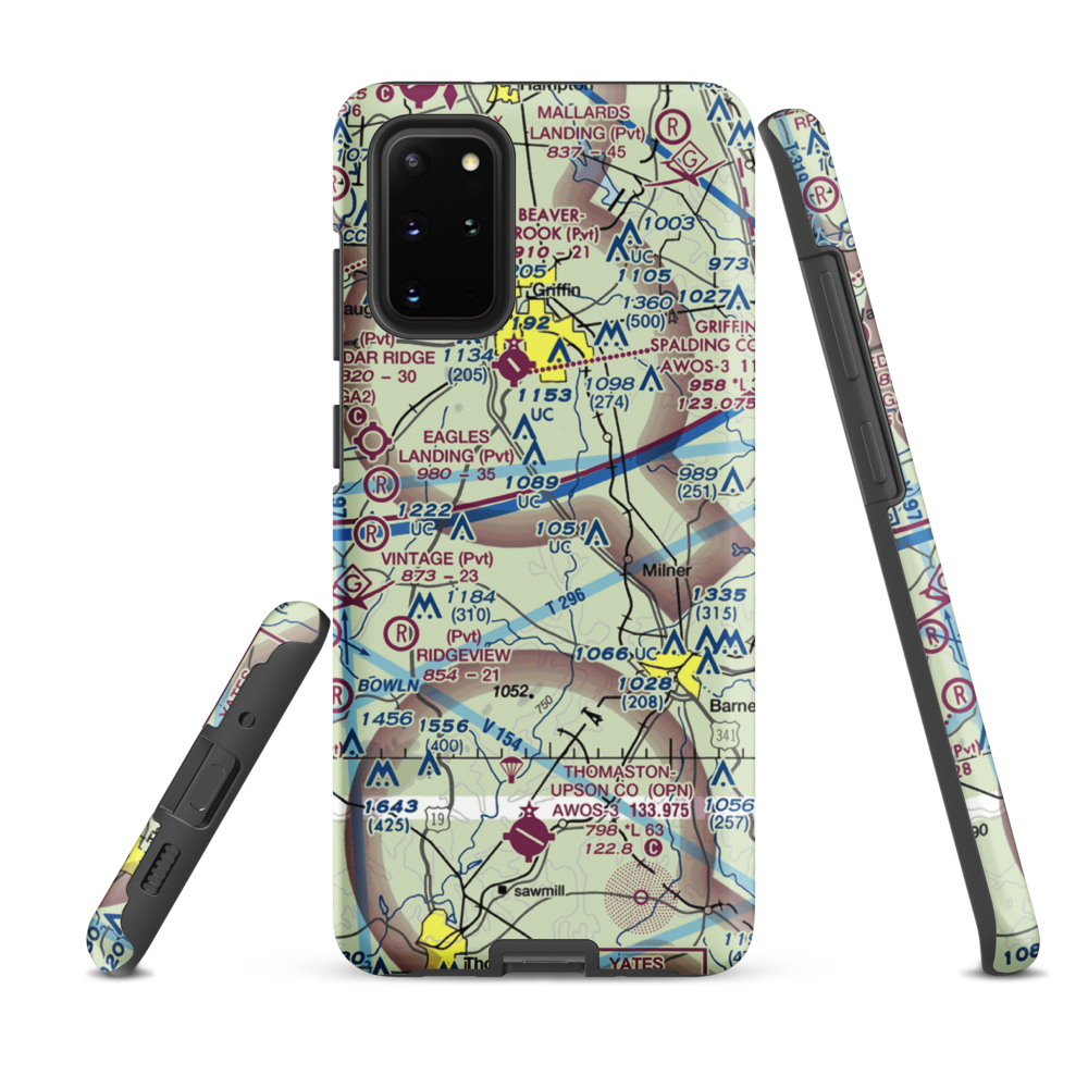 Kitchens Field (4GA7) VFR Sectional Samsung Phone Case Samsung Galaxy S20 Plus model shown