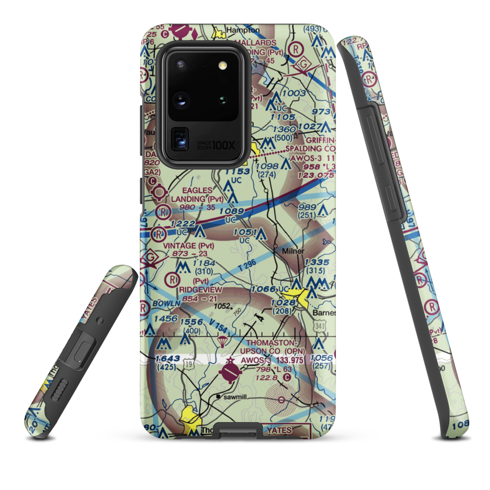 Kitchens Field (4GA7) VFR Sectional Samsung Phone Case Samsung Galaxy S20 Ultra model shown