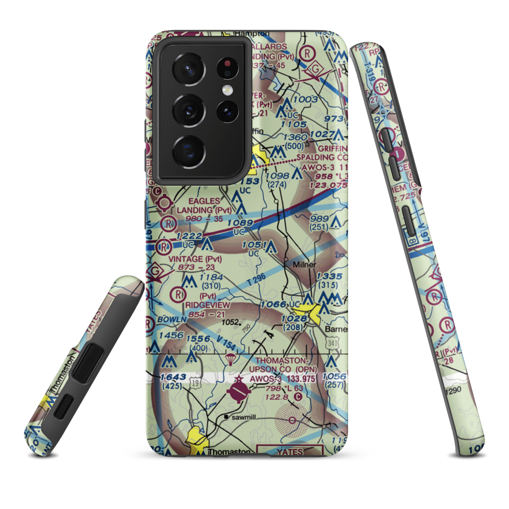Kitchens Field (4GA7) VFR Sectional Samsung Phone Case Samsung Galaxy S21 Ultra model shown