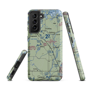 Kitty-Wompus Airport (26WI) VFR Sectional Samsung Phone Case