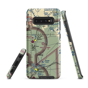 Knot 2 Shabby Airport (5TA6) VFR Sectional Samsung Phone Case