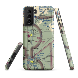 Knot 2 Shabby Airport (5TA6) VFR Sectional Samsung Phone Case