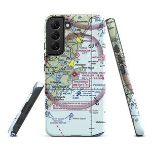 Knox County Regional Airport (RKD) VFR Sectional Samsung Phone Case