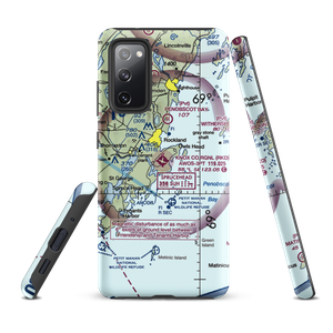 Knox County Regional Airport (RKD) VFR Sectional Samsung Phone Case