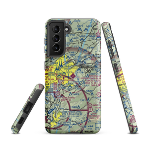 Knoxville Downtown Island Airport (DKX) VFR Sectional Samsung Phone Case