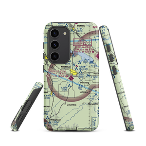 Knoxville Municipal Airport (OXV) VFR Sectional Samsung Phone Case