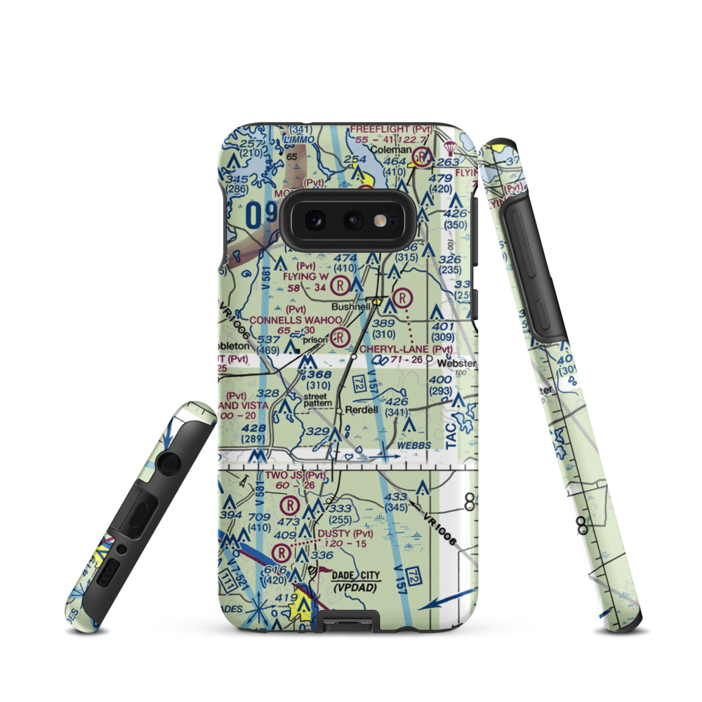 Ko-Kee Airport (4FL2) VFR Sectional Samsung Phone Case Samsung Galaxy S10 Plus model shown