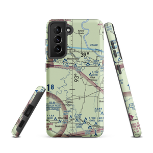 Kollmeyer Airport (OMU9) VFR Sectional Samsung Phone Case