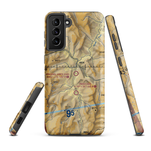 Krassel US Forest Service Airport (24K) VFR Sectional Samsung Phone Case