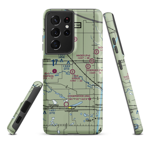 Krause Private Airport (ND49) VFR Sectional Samsung Phone Case