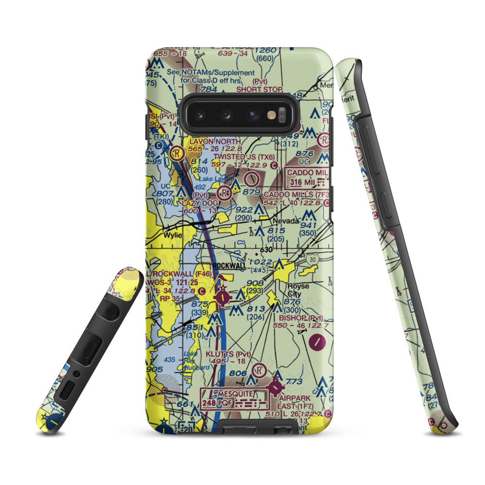 Kudlacek Field (TT32) VFR Sectional Samsung Phone Case Samsung Galaxy S10 Plus model shown