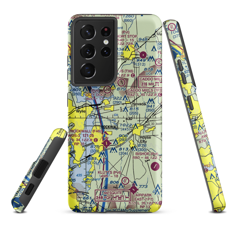 Kudlacek Field (TT32) VFR Sectional Samsung Phone Case Samsung Galaxy S21 Plus model shown