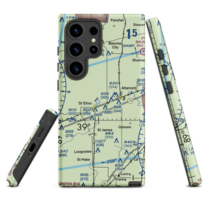 Kuebler RLA Restricted Landing Area (4IL4) VFR Sectional Samsung Phone Case