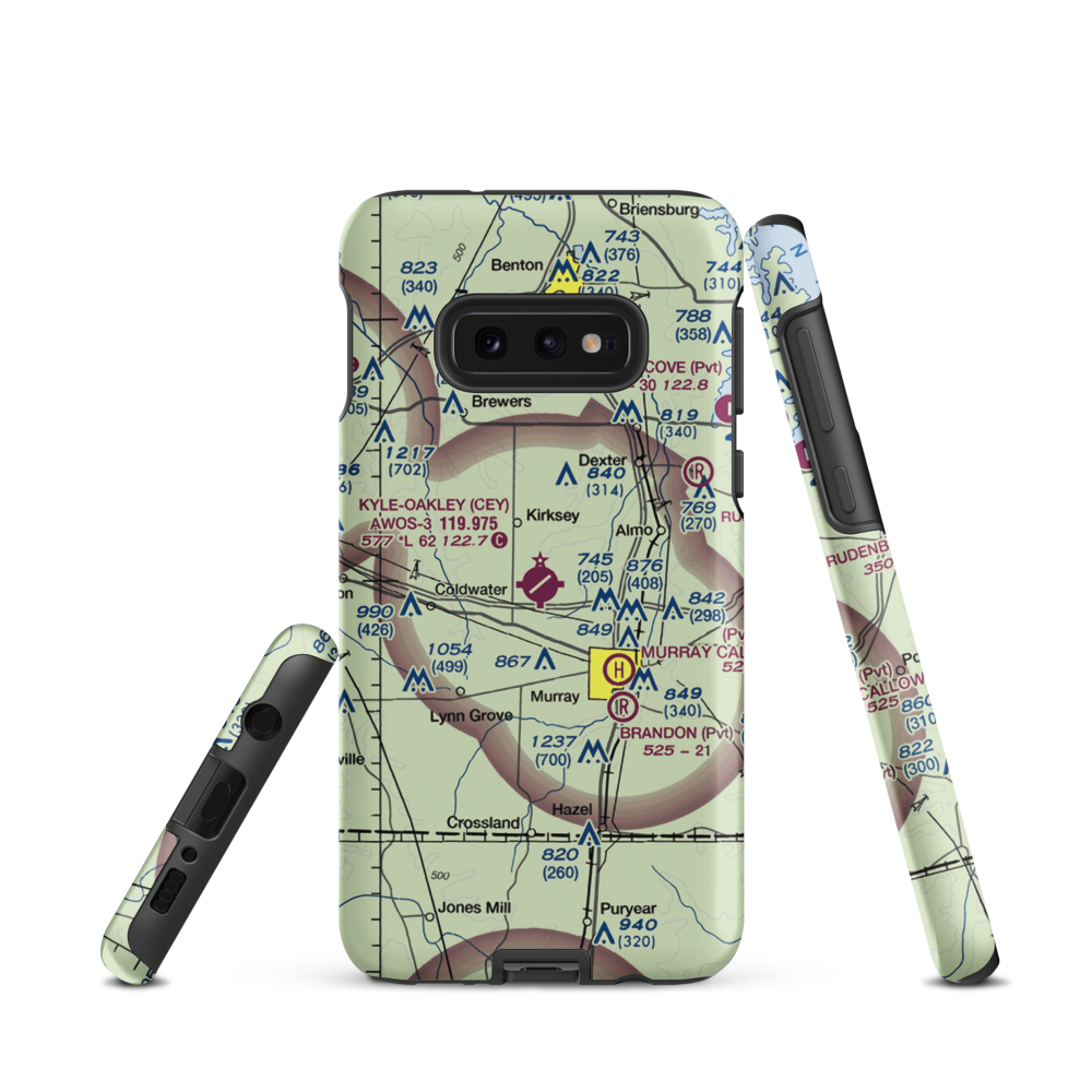 Kyle Oakley Field (CEY) VFR Sectional Samsung Phone Case Samsung Galaxy S10e model shown