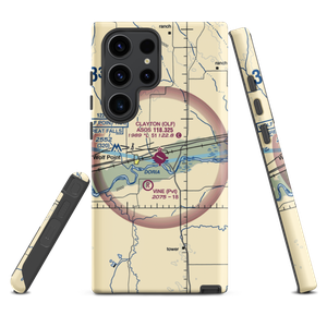 L M Clayton Airport (OLF) VFR Sectional Samsung Phone Case