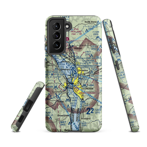 La Crosse Municipal Airport (LSE) VFR Sectional Samsung Phone Case