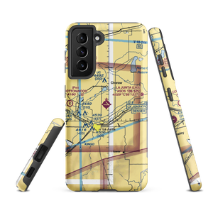 La Junta Municipal Airport (LHX) VFR Sectional Samsung Phone Case