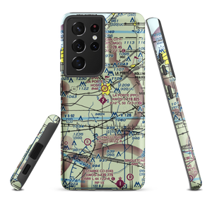 La Porte Municipal Airport (PPO) VFR Sectional Samsung Phone Case