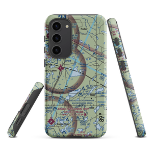 Lac Vieux Desert Seaplane Base (16WI) VFR Sectional Samsung Phone Case