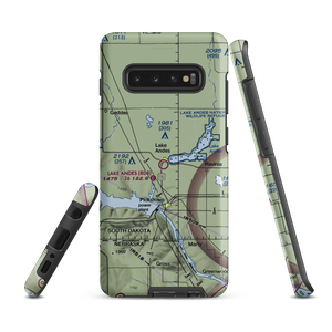 Lake Andes Municipal Airport (8D8) VFR Sectional Samsung Phone Case