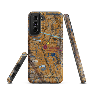 Lake County Airport (LXV) VFR Sectional Samsung Phone Case