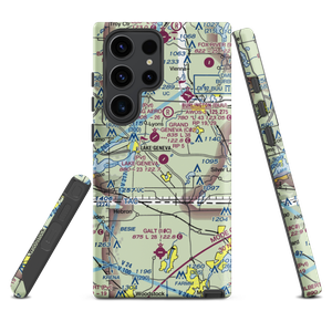 Lake Geneva Aire Estates Airport (WI89) VFR Sectional Samsung Phone Case