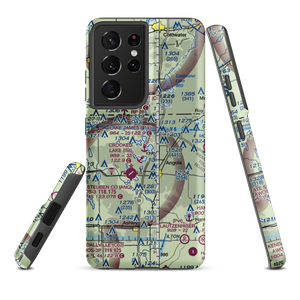 Lake James Seaplane Base (01E) VFR Sectional Samsung Phone Case