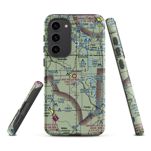 Lake Mills Municipal Airport (0Y6) VFR Sectional Samsung Phone Case