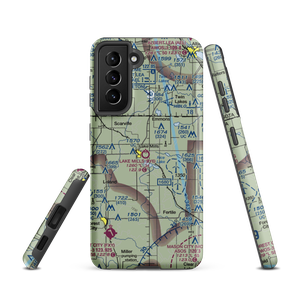 Lake Mills Municipal Airport (0Y6) VFR Sectional Samsung Phone Case