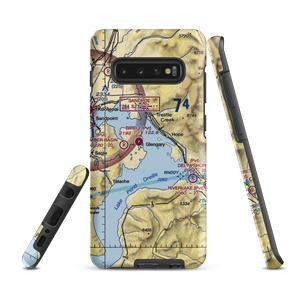 Lake Pend Oreille Seaplane Base (S96) VFR Sectional Samsung Phone Case