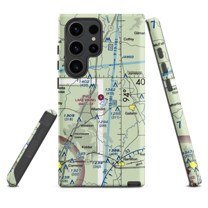 Lake Viking Airport (1MO3) VFR Sectional Samsung Phone Case