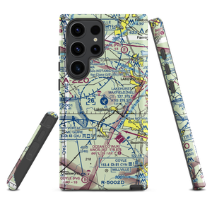 Lakehurst Maxfield Field Airport (NEL) VFR Sectional Samsung Phone Case