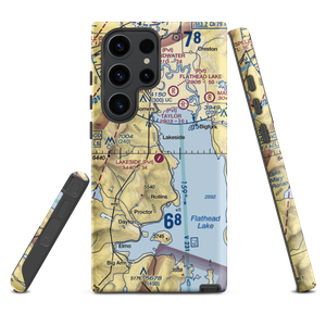 Lakeside Airport (MT03) VFR Sectional Samsung Phone Case