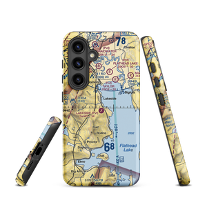 Lakeside Airport (MT03) VFR Sectional Samsung Phone Case