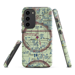 Lakeview-Airport-Griffith Field (13C) VFR Sectional Samsung Phone Case