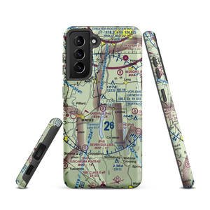 Lakeville Airport (NY15) VFR Sectional Samsung Phone Case