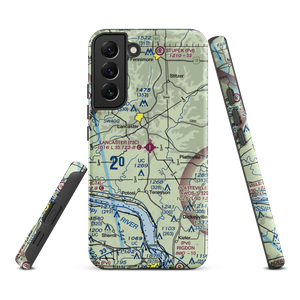 Lancaster Municipal Airport (73C) VFR Sectional Samsung Phone Case