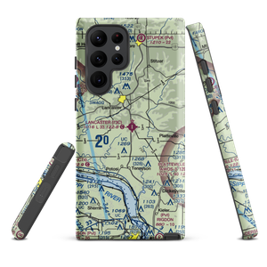 Lancaster Municipal Airport (73C) VFR Sectional Samsung Phone Case