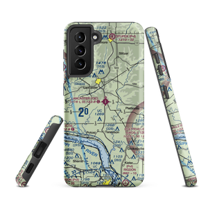 Lancaster Municipal Airport (73C) VFR Sectional Samsung Phone Case