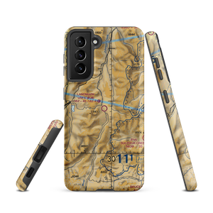 Landmark US Forest Service Airport (0U0) VFR Sectional Samsung Phone Case