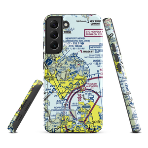 Langley Air Force Base (LFI) VFR Sectional Samsung Phone Case