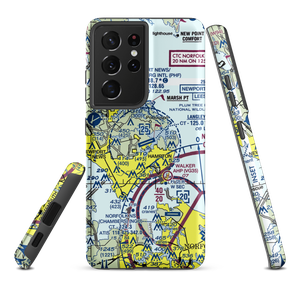 Langley Air Force Base (LFI) VFR Sectional Samsung Phone Case