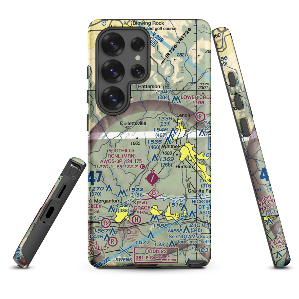 Lanni Field (18NC) VFR Sectional Samsung Phone Case Samsung Galaxy S25 Ultra model shown