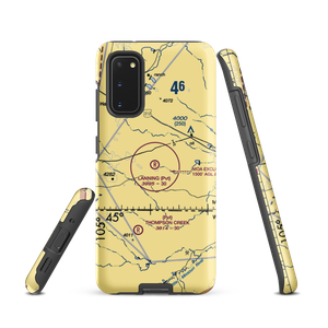 Lanning Ranch Airport (MT50) VFR Sectional Samsung Phone Case