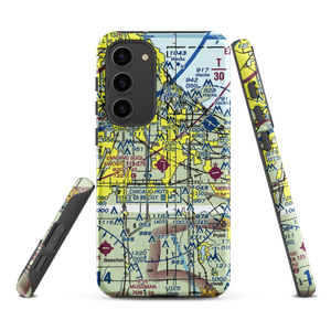 Lansing Municipal Airport (IGQ) VFR Sectional Samsung Phone Case