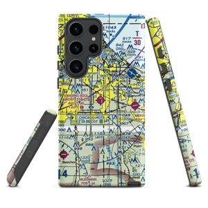 Lansing Municipal Airport (IGQ) VFR Sectional Samsung Phone Case