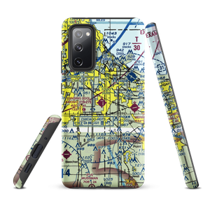 Lansing Municipal Airport (IGQ) VFR Sectional Samsung Phone Case